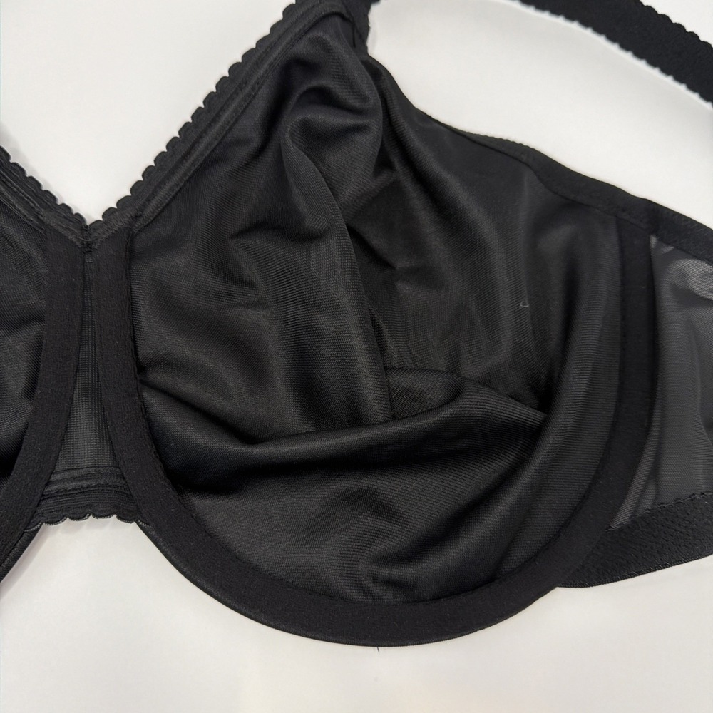 Wacoal Women's Basic Beauty Underwire Bra, Black, 40DDD - Picture 7 of 9